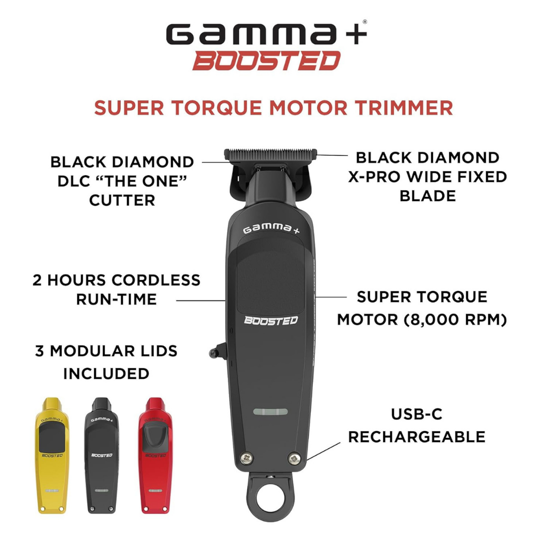 GAMMA+ Boosted Hair Trimmer