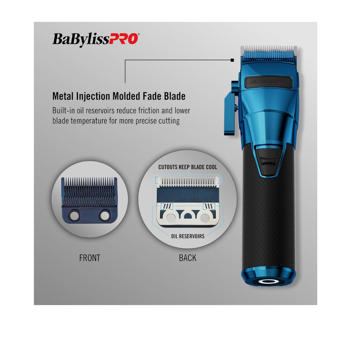 BABYLISS PRO FXONE BLUEFX CLIPPER