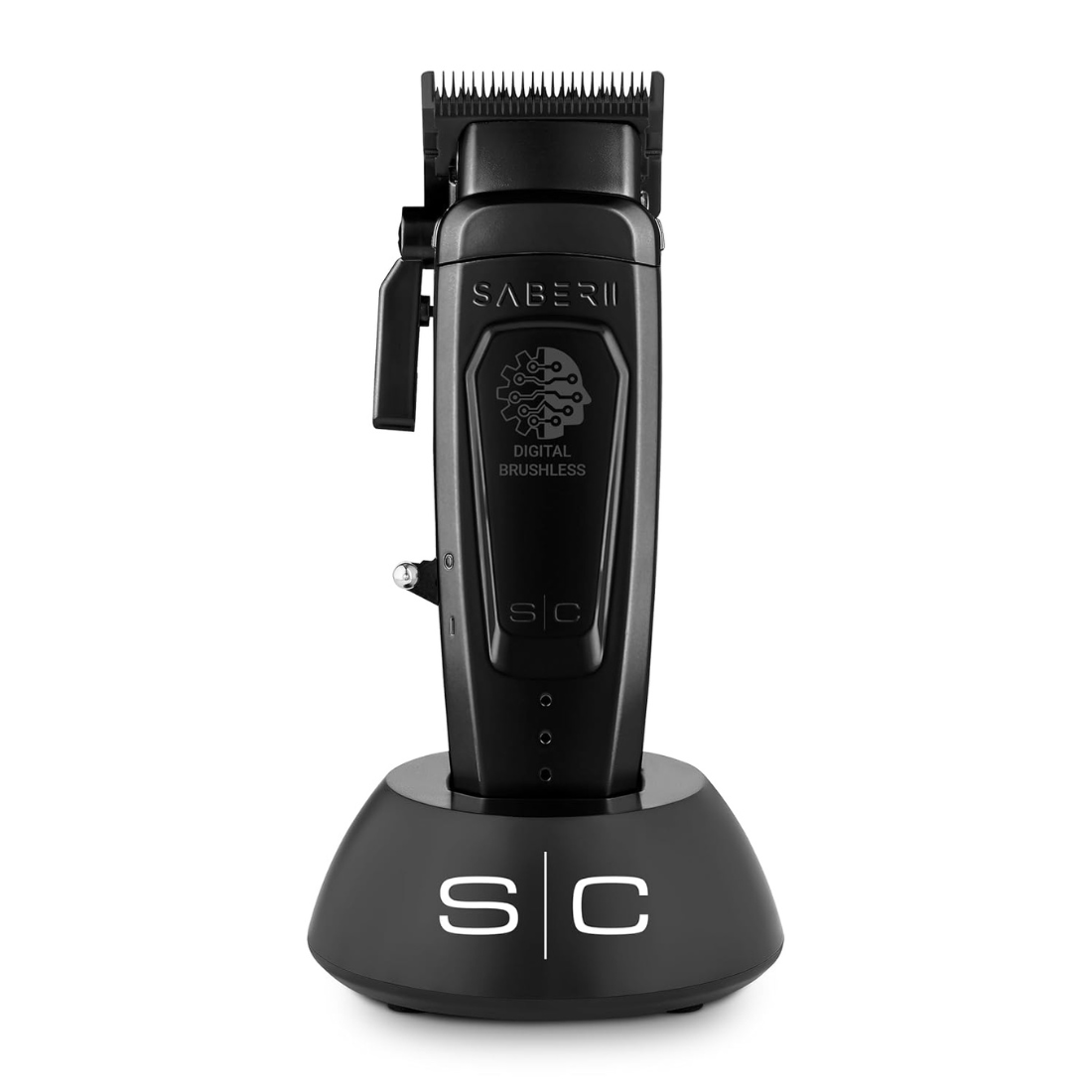 Saber 2 Professional Clipper - Modular Cordless Design with Brushless Motor (Black)