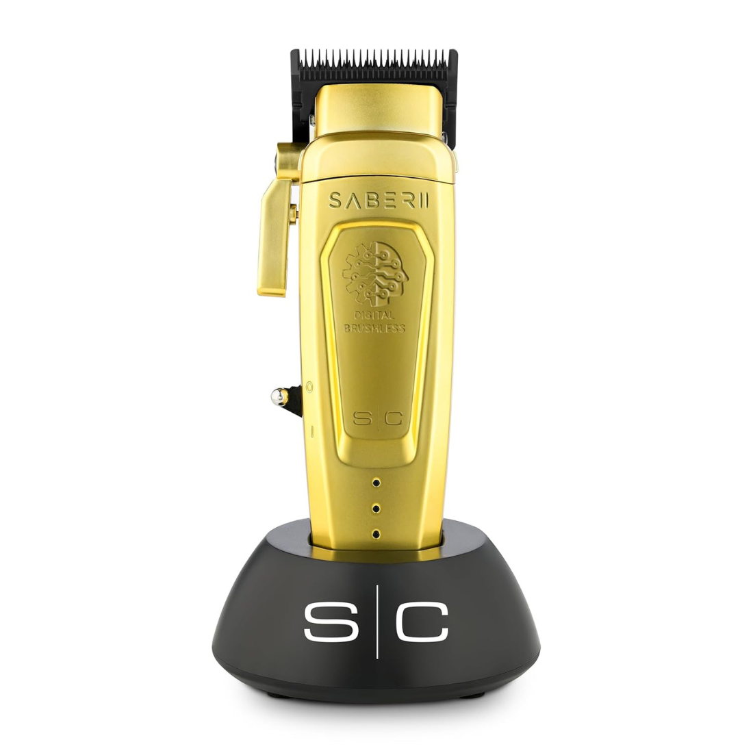 Saber 2 Professional Clipper - Cordless High-Torque Brushless Motor Hair Clipper (Gold)