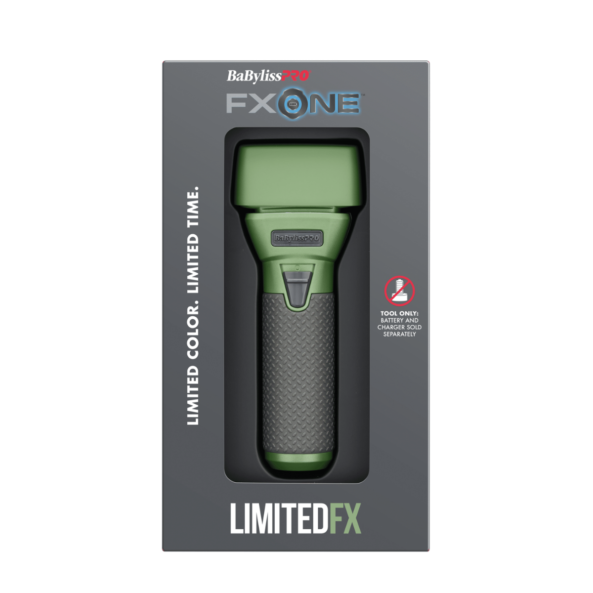 BABYLISSPRO FXONE LIMITED EDITION MATTE FOREST GREEN FOIL SHAVER (TOOL ONLY)