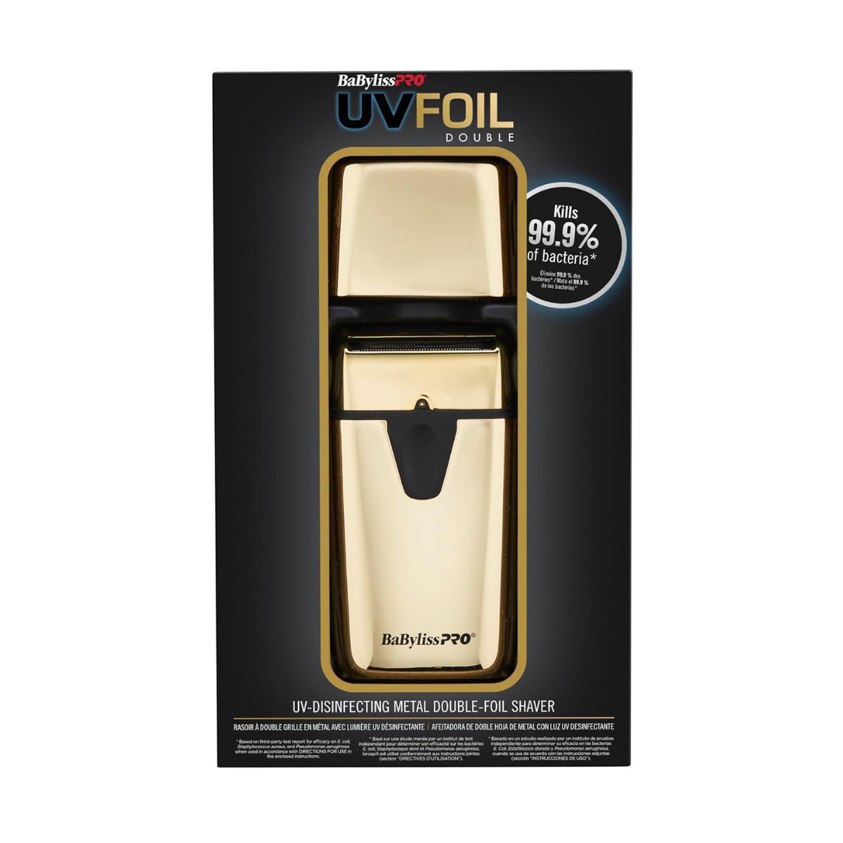 BABYLISSPRO UVFOIL GOLD UV Double-Foil Electric Shaver