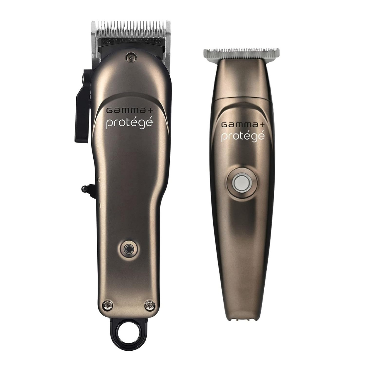 Gamma+ Protege Professional Gunmetal Cordless Hair Clipper and Trimmer Combo With Rotary Motor