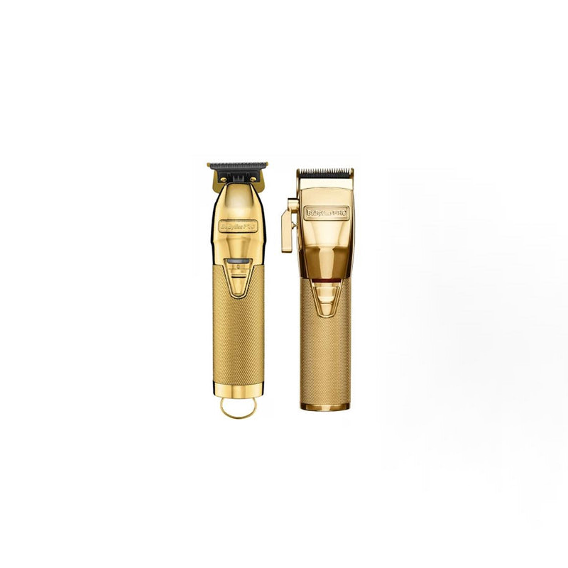 BaBylissPro Combo Deal - Gold FX Skeleton Cordless Trimmer + GOLDFX Cordless Clipper Combo