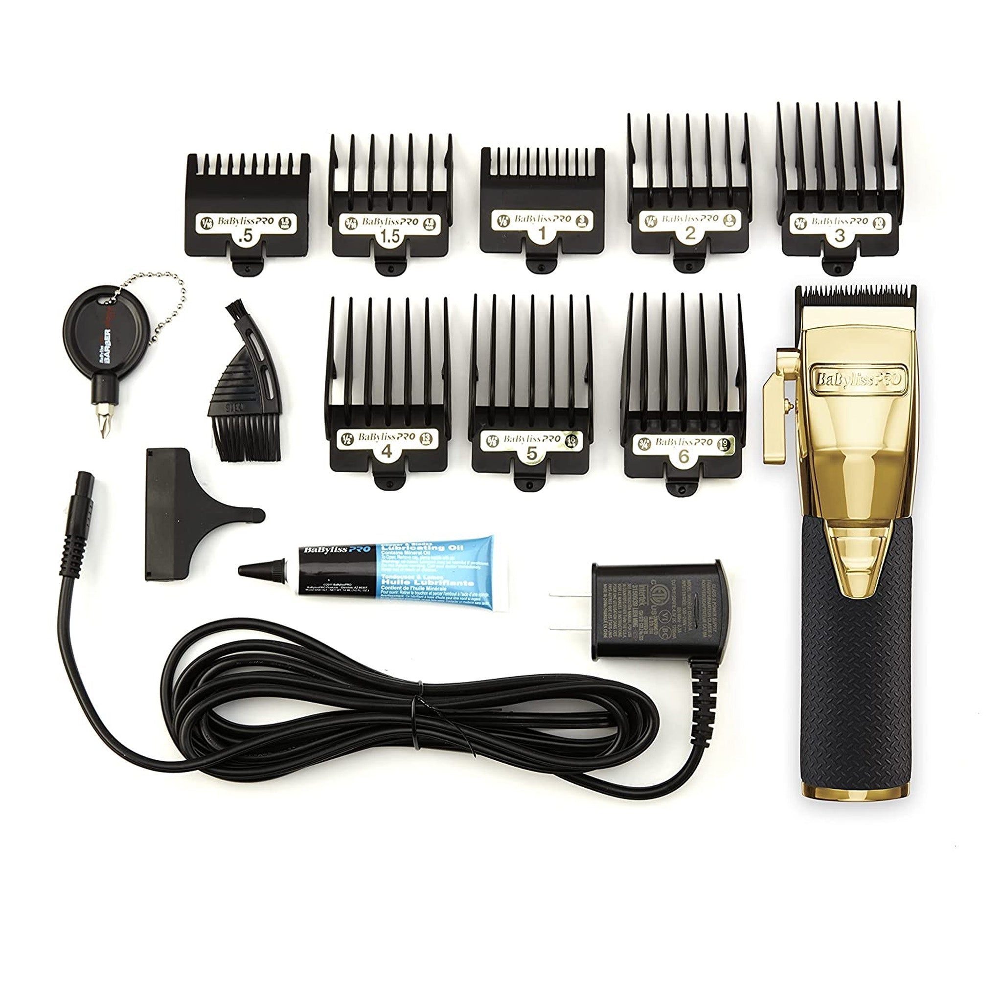 Babyliss Pro GOLDFX BOOST Metal Cord/Cordless Lithium-Ion Adjustable Clipper FX870GBP