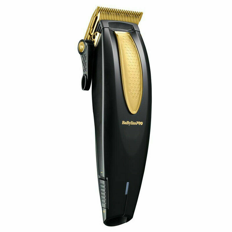 BaByliss PRO FX673N LithiumFX+ Cordless Lithium Ergonomic Black & Gold Clipper | New Arrival