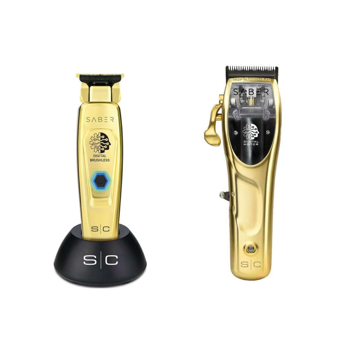 StyleCraft Gold Saber Trimmer + StyleCraft Gold Saber Clipper Combo